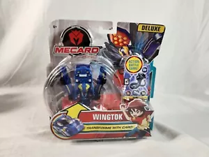 Deluxe Mecard WINGTOK Transformable Robot Car Anime Action Figure & Cards FstShp - Picture 1 of 10