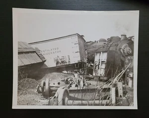 GREENSBURG, PA ORIGINAL FOTO ZUGWRACK VINTAGE 7 X 9 ZOLL EISENBAHN 1941 - Bild 1 von 3