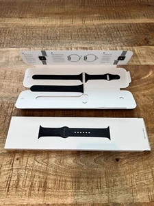 Apple I Watch Pasek sportowy w kolorze czarnym Rozmiar M/L - Zdjęcie 1 z 3
