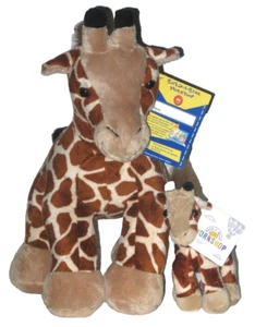 Costruisci un Orso 2014 Giraffa 15in con 2016 Bambino 7in Mini Peluche Peluche Animali - Foto 1 di 14