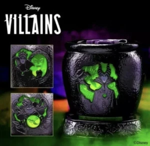 Scentsy Disney's Villains warmer Ursula, Maleficent and the Evil Queen + Set Wax - Picture 1 of 8