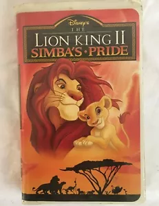 Nastro VHS The Lion King II Simba's Pride Walt Disney Home Video 1998 Clam Shell - Foto 1 di 7