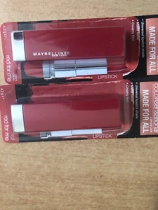 2 X MAYBELLINE COLORSENSATIONAL LIPCOLOR- 382 RED FOR ME (BNISP) - Picture 1 of 2