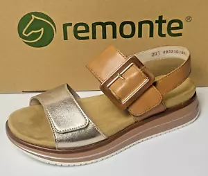 Remonte Womens Jocelyn 53 Brown Combination Lightbrass Noccia 41 - Picture 1 of 5
