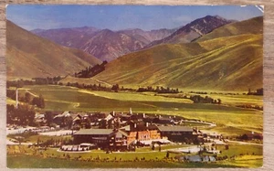 Postal de Sun Valley Village de Penny Mountain Idaho Lloyd Arnold - Imagen 1 de 2