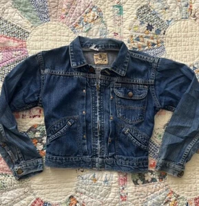 Vintage 1950s Blue Bell Wrangler Denim Jacket 11mjz Size 12 Women’s XXS / XS 50s - Picture 1 of 6