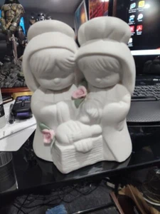 Autom statue 2 Girls praying - Picture 1 of 4