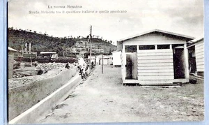 La nuova MESSINA strada divisoria tra quartiere Italiano e Americano PC 1909 - Imagen 1 de 1