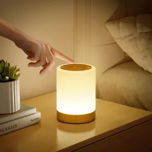 Dimmbares Touch-Nachtlicht – 4 Modi, 256 RGB-Farben, USB aufladbar, mit Timer - Bild 1 von 7