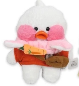 12” Plush Animal Duck Plush Toy Duck 12” Plush Duck Animal white pink - Picture 1 of 1