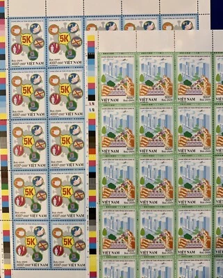 Vietnam 2021 Vivir con Pandemia Antivirus NCOV Juego de Hojas Completas Como Nuevas 2 MNH Foto 1 de 3