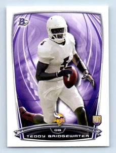 2014 Bowman Rookies Teddy Bridgewater Rookie Minnesota Vikings #37 - Picture 1 of 2