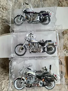Maisto Harley Davidson 2004 Motorcycle Reward Center 1:18 lot of 3 - Picture 1 of 5