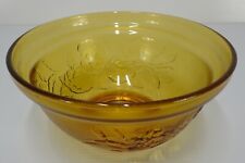 Vintage Indiana Glass Co Harvest Marigold Carnival Glass Lollie Bowl With Lid