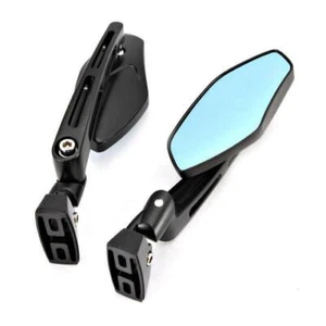 Black Motorcycle Side Rear Mirrors For Honda CBR 600 F3 F4i 900 929 954 1000 RR - Picture 1 of 12