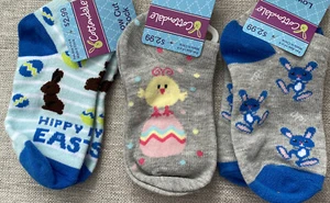 3 Pair Girls Cottondale Low Cut Socks. Size 10.5-4 - Picture 1 of 1