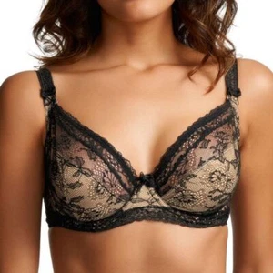 Fantasie Lingerie Susanna Bra With Side Suppport Black/Antique Gold 2402 - Picture 1 of 1