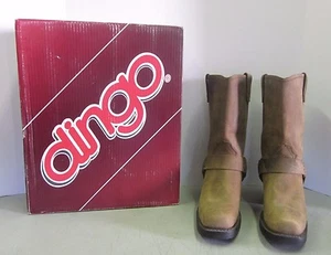 Dingo Stiefel Damen braun verrückt Pferd D17376 Größe 10M Geschirrgurt Motorrad - Bild 1 von 9