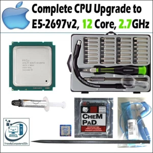Apple Mac Pro 6.1 Late 2013 2.7GHz E5-2697V2 12-Core Xeon CPU Processor Upgrade - Picture 1 of 1