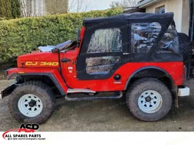 SOFT TOP FOR JEEP MAHINDRA CJ340 CL340 WITH DOOR COVERS - Image 1 of 4