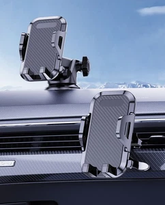In Car Phone Holder Rotatable Car Mobile Phone Suction Universal Mount Dash - Photo 1 sur 9