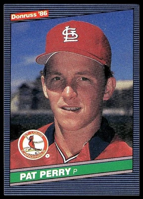 Pat Perry *ROOKIE CARD* (RC) 1986 Donruss #596 - Image 1 of 2