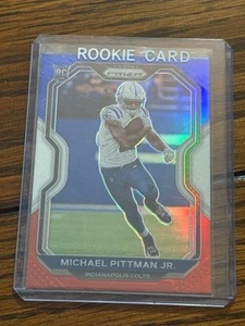 Michael Pittman Jr 2020 Prizm Red White Blue Prizm Rookie Rc #333 Colts - Foto 1 di 2
