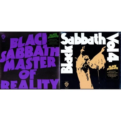 Black Sabbath - Vol. 4 (180G) & Master Of Reality (180G) [New LP Vinyl Bundle] Foto 1 de 3
