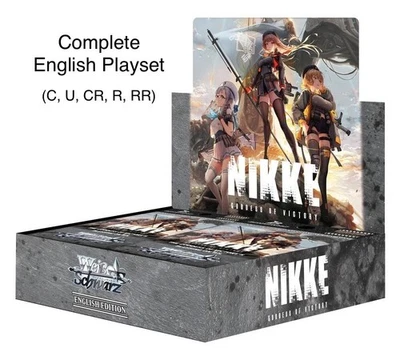 Playset Weiss Schwarz Nikke Goddess of Victory RR/R/CR/U/C/TD Play Set English - Image 1 of 4