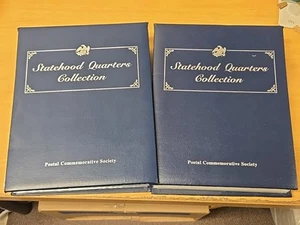 Washington Statehood Quarters Collection Vol 1 & 2 Binders Complete 50 States - Picture 1 of 5