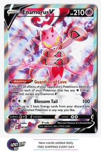 Enamorus V (Full Art) 178/196 - SWSH11: Lost Origin Ultra Rare Holo NM - Picture 1 of 2