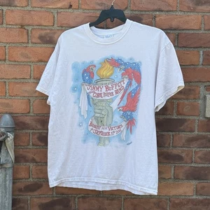 Vintage Jimmy Buffett Coral Reefer Concert Band T Shirt 2001 9/11 Stained XL - Picture 1 of 16