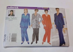 Butterick 5637 Schnittmuster Langarm Oberteil & Hose Übergrößen 14W-18W UC Vintage - Bild 1 von 5