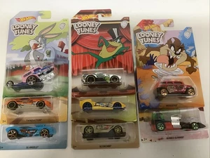 Hot Wheels 2017 Warner Bros Looney Tunes Complete Set Of 8 Cars - Picture 1 of 18