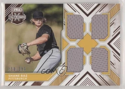 2018 Panini Elite Extra Edition Quad Materials /399 Shane Baz #QM-SB - Image 1 of 2