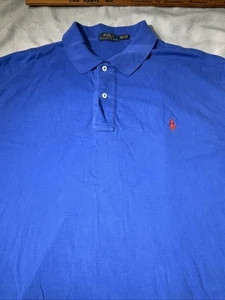 Ralph Lauren Hemd Herren 2XLT XXLT Tall Blau Pony Logo Polo Knopf Preppy Freizeit - Bild 1 von 13