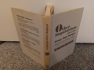 OTHER INQUISITIONS 1937-1952-Jorge Luis Borges- 1st ed/1st print-1964-Good - Picture 1 of 8