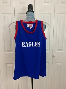 Vintage 70's/80's Harv-Al Red White Blue Sleeveless Jersey Kids Sports Size Med - Picture 1 of 5