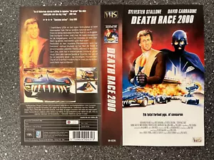 Vintage Death Race 2000 Sylvester Stallone VHS Cover Only Danish Edition No Tape - Picture 1 of 1