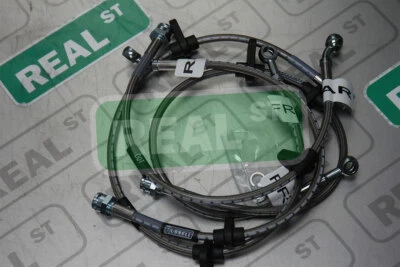 Russell Stainless Steel Brake Line Kit Honda Civic 92-95 Rear Disc No ABS 684600 - Image 1 of 4