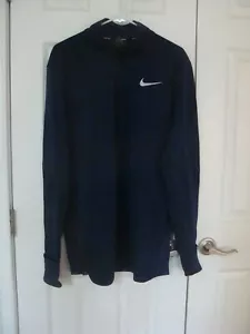 Men's Nike Therma 1/2 Zip Running Pullover Top CJ5438 492 Size XL,2XL - Picture 1 of 2