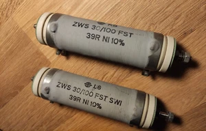 2 Stück ZWS 30/100 FST 39R NI 10% Widerstand Widerstand 39 Ohm FST K8 L6 - Bild 1 von 11