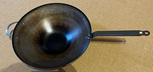 De Buyer Wok 40 cm Stahl abgeflachter Boden - Bild 1 von 4