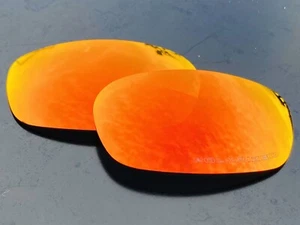 LENTES DE REPUESTO ESPEJADAS ROJAS FUEGO POLARIZADAS GRABADAS PARA ALAMBRE CUADRADO OAKLEY 2.0 - Imagen 1 de 3