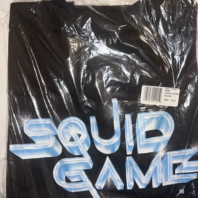 Camiseta Pacsun Market -Netflix-Squid Game Negra Nueva Con Etiquetas Talla M Foto 1 de 4