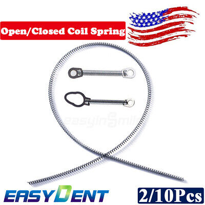 10pc Dental Orthodontic Open/Closed NITI Spring Coil Spring Arch Wires 0.010/012 • 9.39$