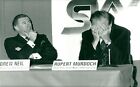Andrew Neil And Rupert Murdoch At A Press Confe... - Vintage Photograph 718211