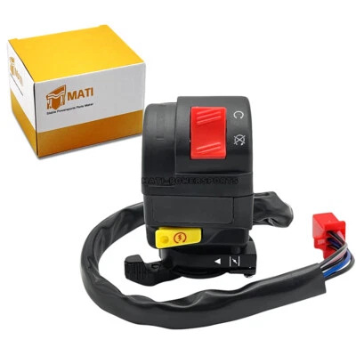 Guidão esquerdo interruptor kill start stop buzina para Polaris Predator 50 90 2004-2007 - Imagem 1 de 4