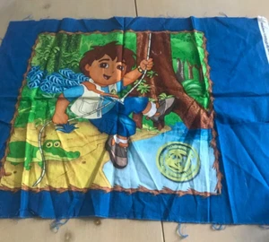 Diego The Explorer Pillow Panel Cotton Fabric Children wall Décor - Picture 1 of 1