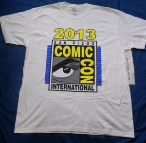 Camisa Comic Con International 2013 San Diego Horario SDCC Talla XL Adulto Rara - Imagen 1 de 2